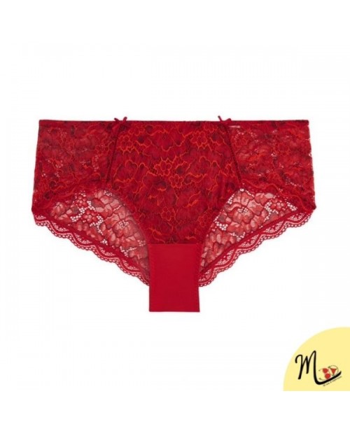 Slip in pizzo rosso By Best Form 07409