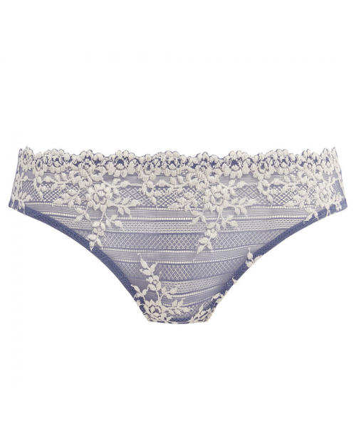 Slip in pizzo WA848191 by Wacoal azzurro