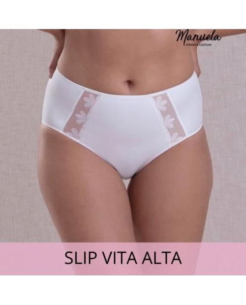 Slip vita alta 1309 Sophia bianco