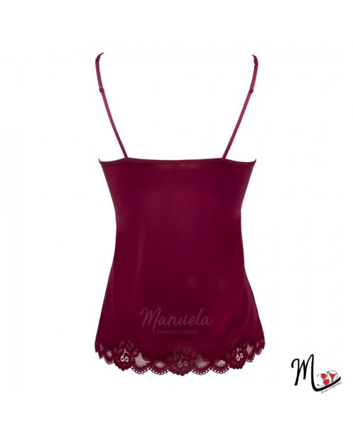 Top con pizzo Antigel ENA5006 Tressage